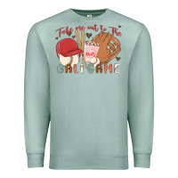 Seafoam take me out to the ballgame Premium Sweatshirt - MaliasSmallBusiness