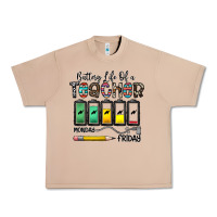 Burro battery life of a teacher monday friday Urban Heavy Tee - CowhideDigitalArt