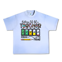 Grape Ice battery life of a teacher monday friday Urban Heavy Tee - CowhideDigitalArt