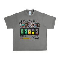 Tornado battery life of a teacher monday friday Urban Heavy Tee - CowhideDigitalArt