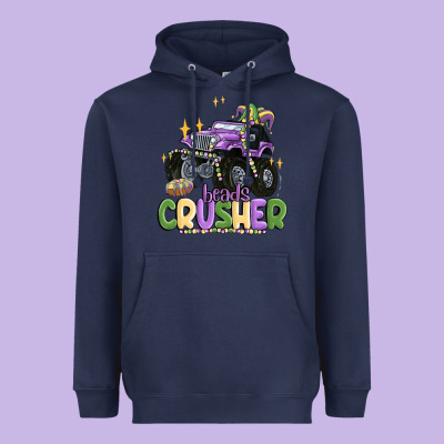 Beads Crusher Heavyweight Hoodie Designed By Maliassmallbusiness