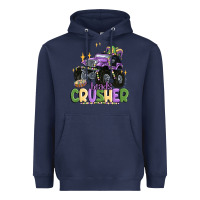 Navy beads crusher Heavyweight Hoodie - MaliasSmallBusiness
