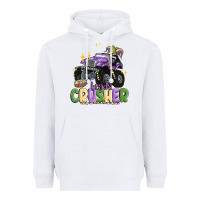White beads crusher Heavyweight Hoodie - MaliasSmallBusiness