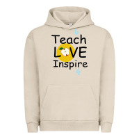Pigment French Oak Teach Love Inspire Urban Hoodie - Bettercallsaul