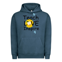 Pigment Midnight Navy Teach Love Inspire Urban Hoodie - Bettercallsaul