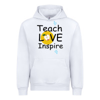 White Teach Love Inspire Urban Hoodie - Bettercallsaul