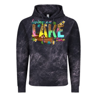 Living On Lake Time Vintage Hoodie | Teevron
