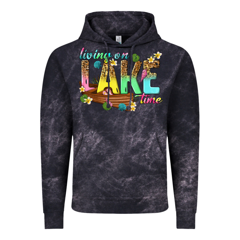 Living On Lake Time Vintage Hoodie by texasbilliewilder | Teevron