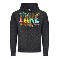 Vintage Black living on lake time Vintage Hoodie - texasbilliewilder