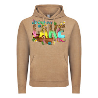 Vintage Coffee living on lake time Vintage Hoodie - texasbilliewilder