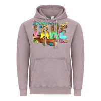 Vintage Zinc living on lake time Vintage Hoodie - texasbilliewilder