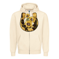 Sandshell horseshoe sunflower camouflage Zipper Hoodie - AdoDesignShop