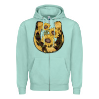 Seafoam horseshoe sunflower camouflage Zipper Hoodie - AdoDesignShop