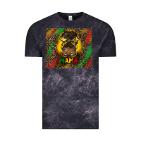 Cloud Black juneteenth afro bun mama tumbler Vintage Tee - HRA Design Shop