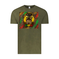 Vintage Olive juneteenth afro bun mama tumbler Vintage Tee - HRA Design Shop