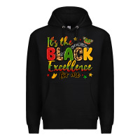 Black it's the black excellence for me Premium Hoodie - LillyAllenDesigns
