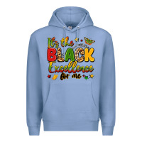 Colony Blue it's the black excellence for me Premium Hoodie - LillyAllenDesigns