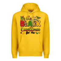 Lemon it's the black excellence for me Premium Hoodie - LillyAllenDesigns