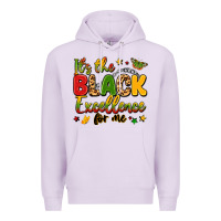 Lilac it's the black excellence for me Premium Hoodie - LillyAllenDesigns