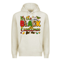 Oatmeal Heather it's the black excellence for me Premium Hoodie - LillyAllenDesigns