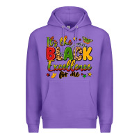Purple it's the black excellence for me Premium Hoodie - LillyAllenDesigns