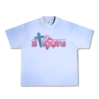 Grape Ice strong with cross ribbon Urban Heavy Tee - HRA Design Shop
