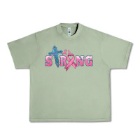 Oil Green strong with cross ribbon Urban Heavy Tee - HRA Design Shop