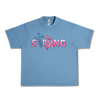 Pebble Blue strong with cross ribbon Urban Heavy Tee - HRA Design Shop
