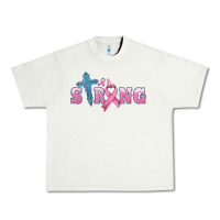 Pistachio strong with cross ribbon Urban Heavy Tee - HRA Design Shop