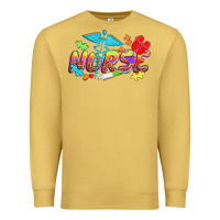 Antique Gold Autism Nurse Premium Sweatshirt - NancyCooperArtShop