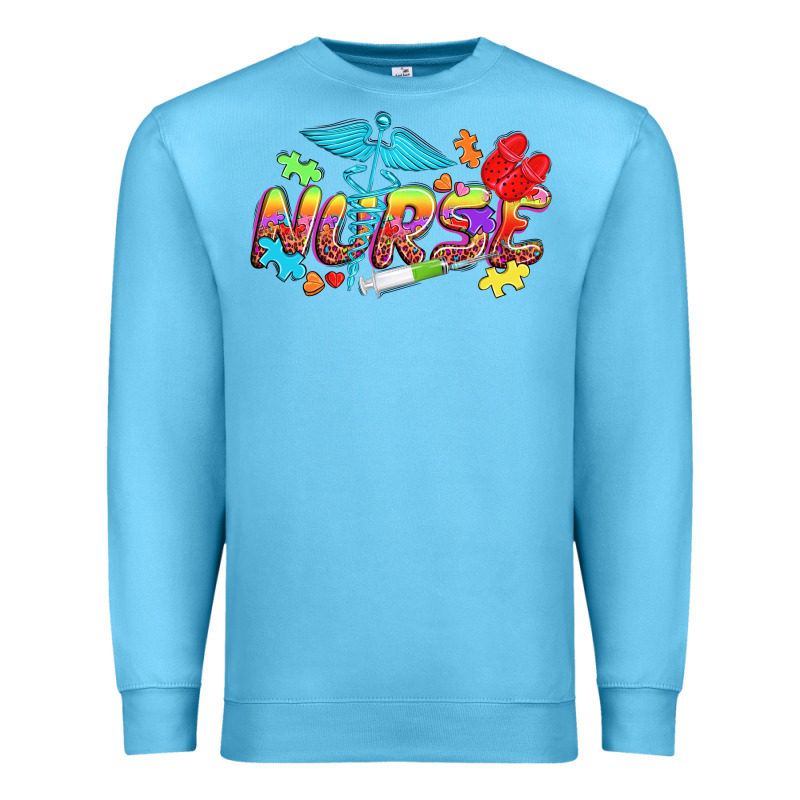 Autism Nurse Premium Sweatshirt by NancyCooperArtShop | Teevron