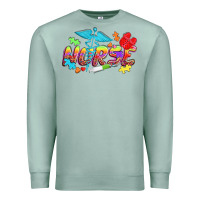 Seafoam Autism Nurse Premium Sweatshirt - NancyCooperArtShop