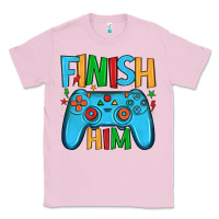 Bubblegum Pink finish him Classic Tee - JahusDesignShop