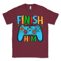 Burgundy finish him Classic Tee - JahusDesignShop