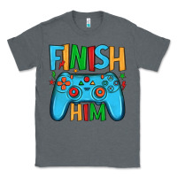 Charcoal Heather finish him Classic Tee - JahusDesignShop