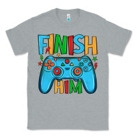 Heather Grey finish him Classic Tee - JahusDesignShop