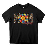 Black mom autism Heavy Core Tee - RacoonDesign