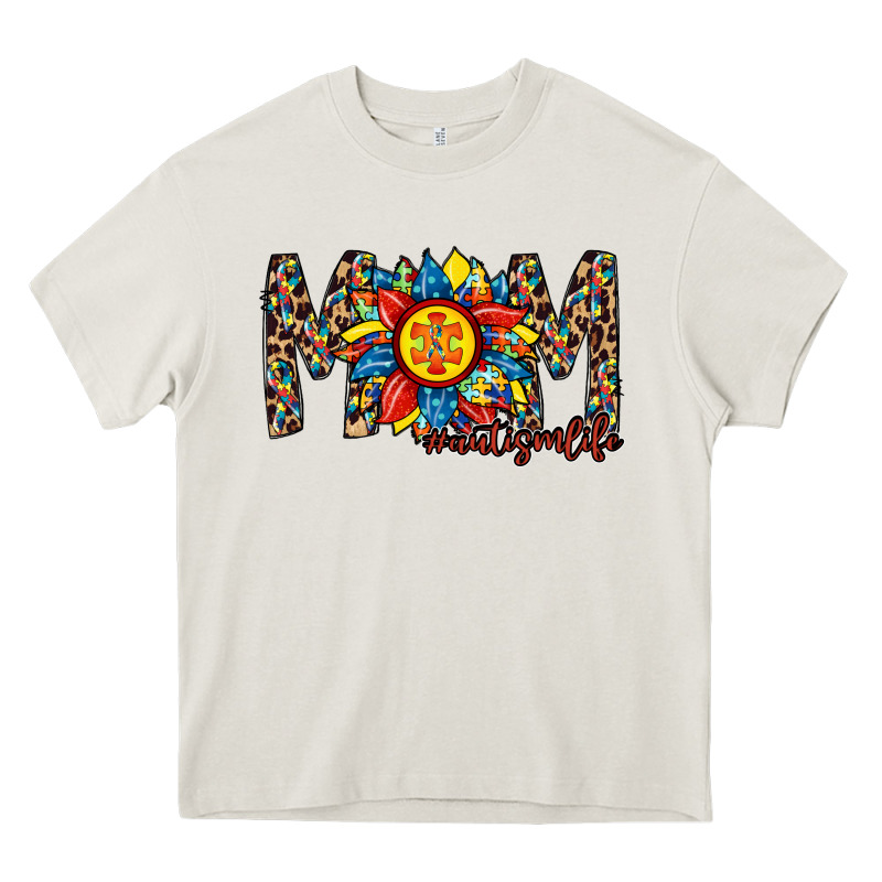 Mom Autism Heavy Core Tee by RacoonDesign | Teevron