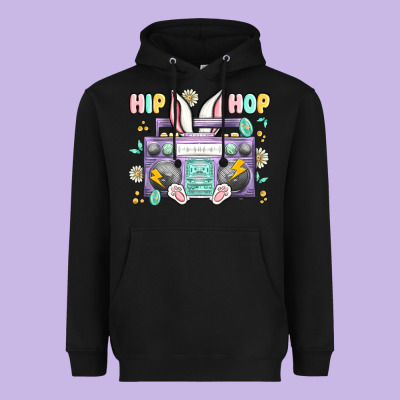 Hip Hop Easter Heavyweight Hoodie Designed By Maliassmallbusiness
