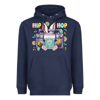 Navy hip hop easter Heavyweight Hoodie - MaliasSmallBusiness