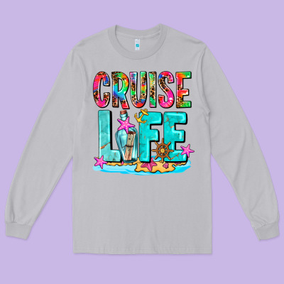 Cruise  Life Long Sleeve Tee Designed By Adodesignshop