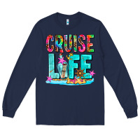 Navy cruise  life Long Sleeve Tee - AdoDesignShop