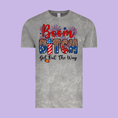 Boom Bitch Get Out The Way Vintage Tee Designed By Neo Western