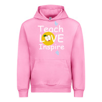 Fuchsia Pink teach love inspire Urban Hoodie - Bettercallsaul