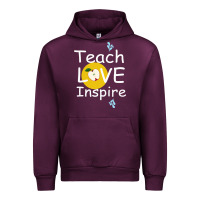 Mauve Wine teach love inspire Urban Hoodie - Bettercallsaul
