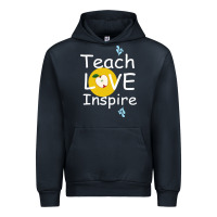 Navy teach love inspire Urban Hoodie - Bettercallsaul