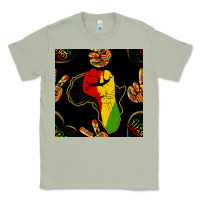 Matcha African Freedom Seamless Pattern Classic Tee - BundleAndBundleShop