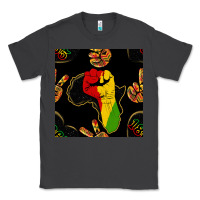 Smoke African Freedom Seamless Pattern Classic Tee - BundleAndBundleShop