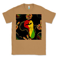 Toasted Coconut African Freedom Seamless Pattern Classic Tee - BundleAndBundleShop