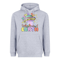 Heather Grey down to earth Heavyweight Hoodie - MaliasSmallBusiness